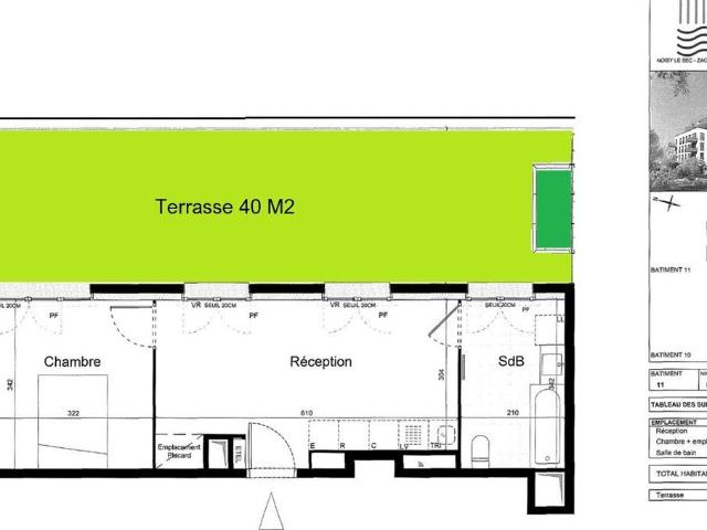 Appartement 2 pièces, 38 m² à louer à Noisy le Sec 93130