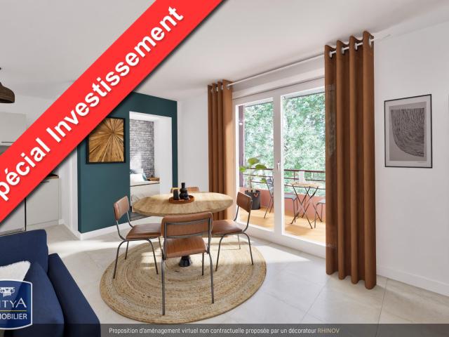 Appartement 2 pièces 38 m²