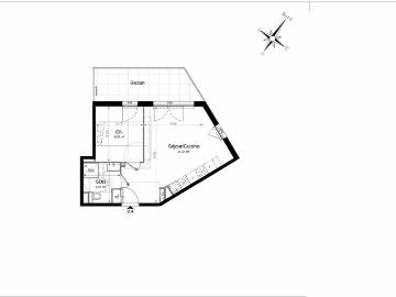 Appartement 4 pièces 77 m²
