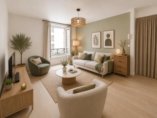 Appartement 2 pièces 39 m²