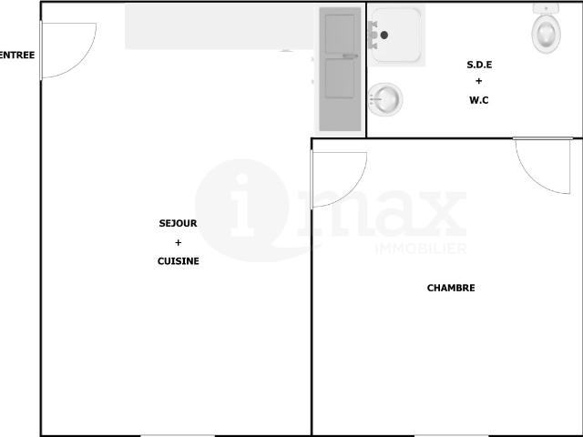 Appartement 2 pièces 39 m²