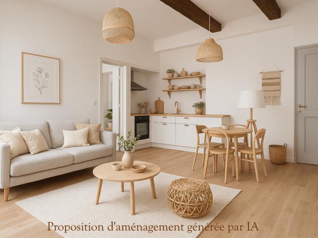 Appartement 2 pièces 39 m²