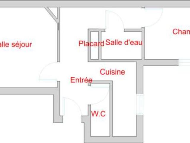 Appartement 2 pièces à Paris 75020