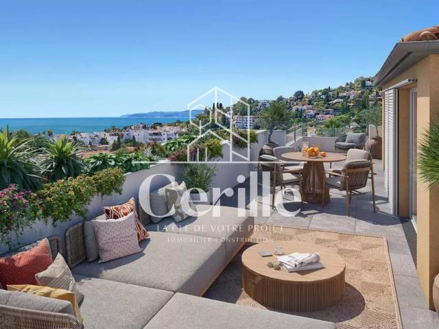 Appartement 2 pièces avec balcon dans une résidence intimist. 39m² Vallauris