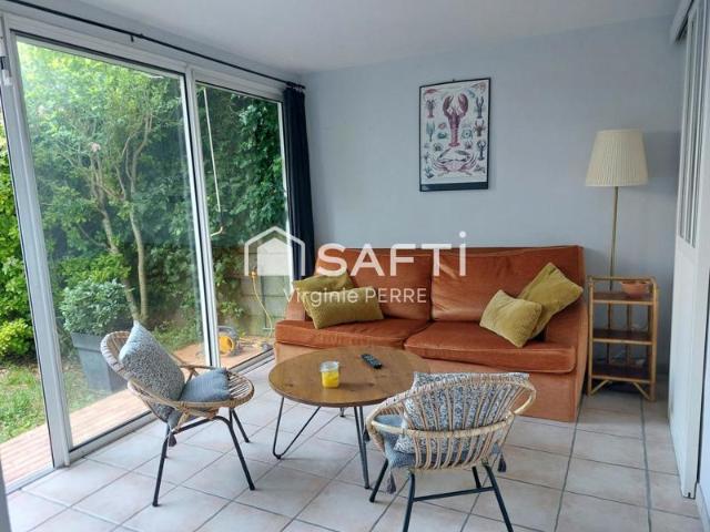 Appartement 2 pieces avec jardin privatif et stationnement 56m2 royan 17200