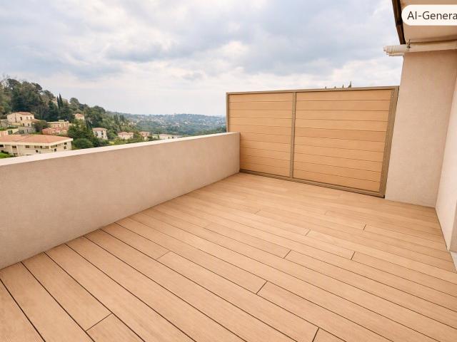 APPARTEMENT 2 PIECES AVEC TERRASSE ET VUE DEGAGEE