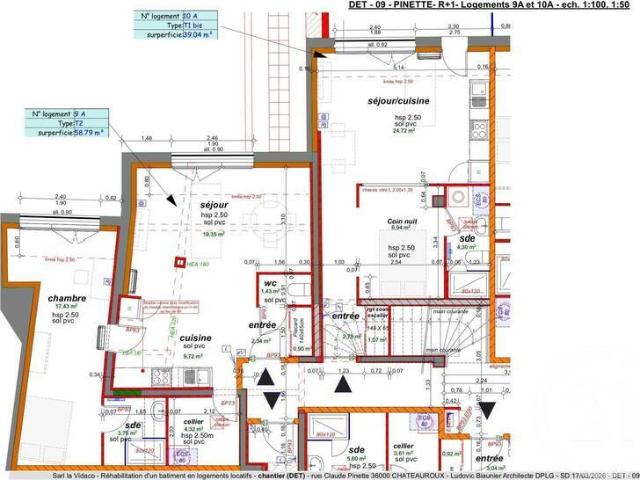 Appartement 2 pièces Châteauroux 36000