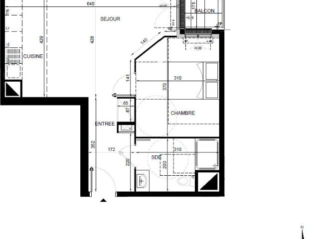 Appartement 2 pièces Chelles 46.16m² 900€ à louer l'Adresse