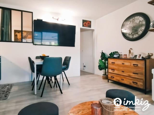 Appartement 2 pièces rez de jardin avec loggia