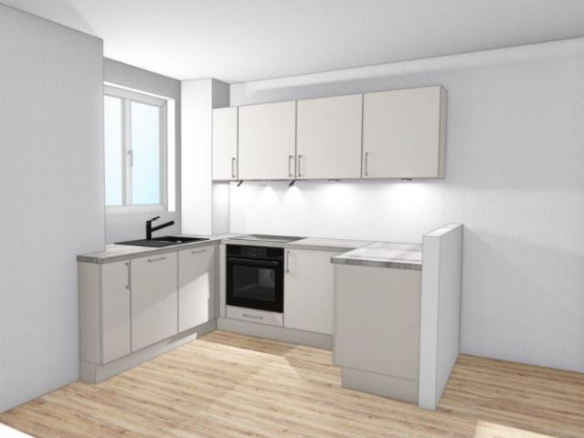 Appartement 2,5 pièces avec cuisine neuve