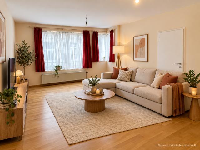 Appartement 2ch avec emplacement de parking à 1190 Forest • Loyer: 1 250 €