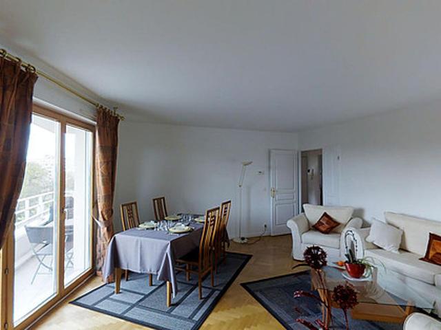 Appartement 3 chambres meublé avec terrasse, ascenseur et concierge La Villette Paris 19°