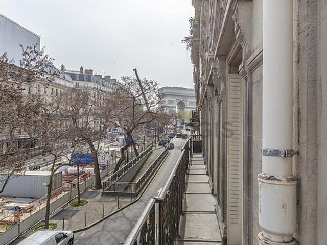 Appartement 3 chambres meublé avec terrasse et ascenseur Ternes Paris 17°