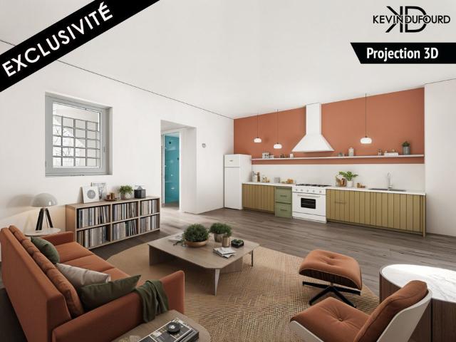 Appartement 3 pièces 43 m²