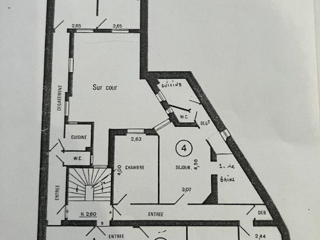 Appartement 3 pièces 43 m²