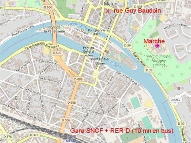 Appartement 3 pièces, 41 m² à louer à Melun 77000