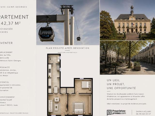 Appartement 3 pièces 42 m²