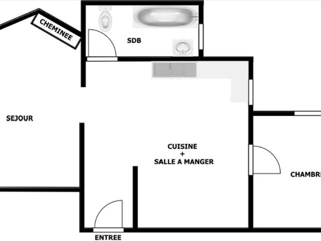 Appartement 3 pièces 47 m²