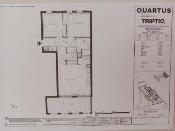 Appartement 3 pièces 44200 Nantes République Réf: 11783