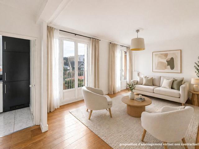 Appartement 3 pièces 46 m²