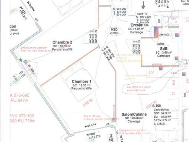 Appartement 3 pièces, 53 m² à louer à Tassin la Demi Lune 69160