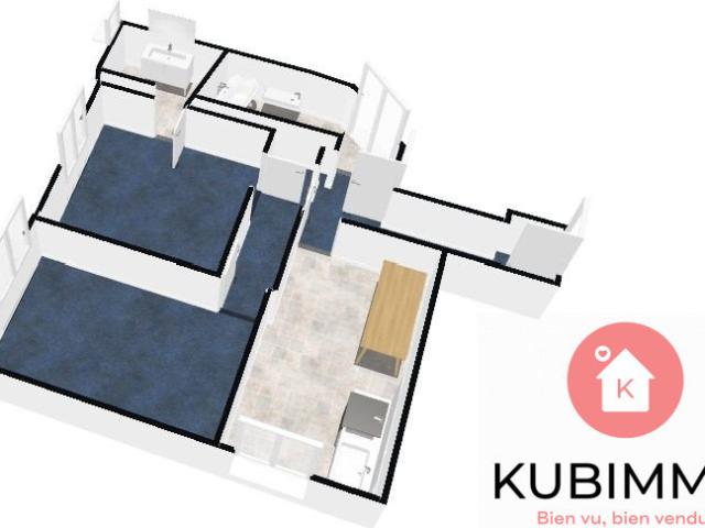 Appartement 3 pièces 53 m²