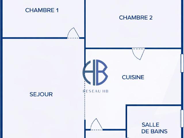 Appartement 3 pièces 50 m²