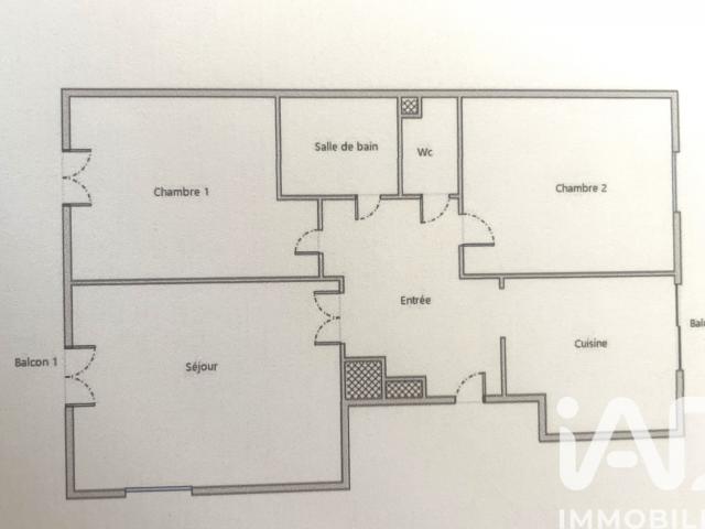 Appartement 3 pièces 55 m²