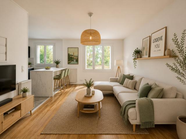 Appartement 3 pièces 55 m²
