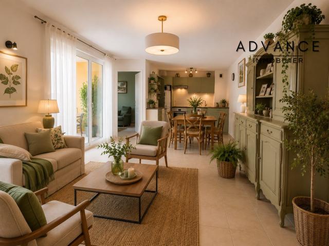 Appartement 3 pièces 58 m²