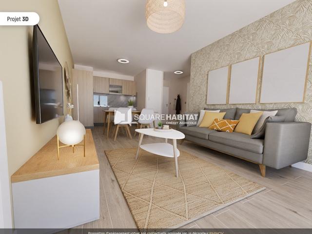 Appartement 3 pièces 58 m²