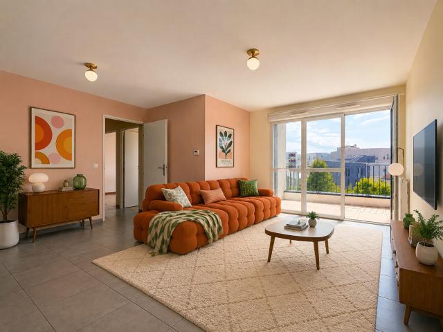 Appartement 3 pièces 58 m²
