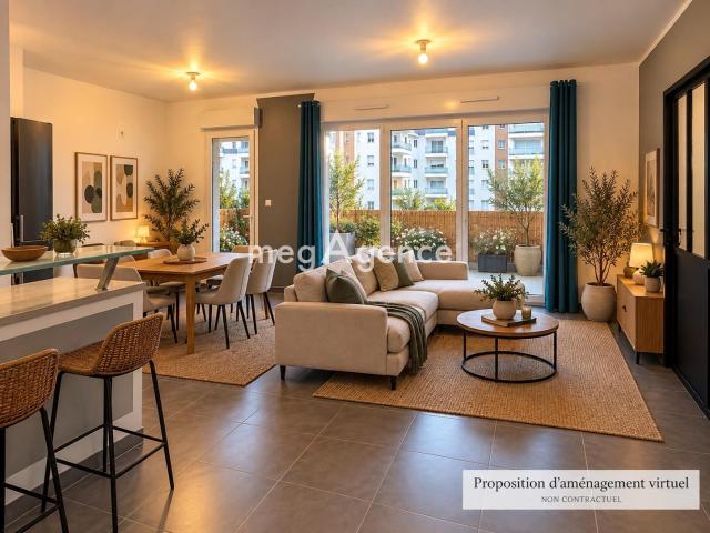 Appartement 3 pièces 59 m²