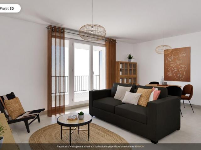 Appartement 3 pièces 59 m²