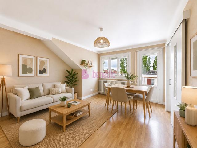 Appartement 3 pièces 59 m²