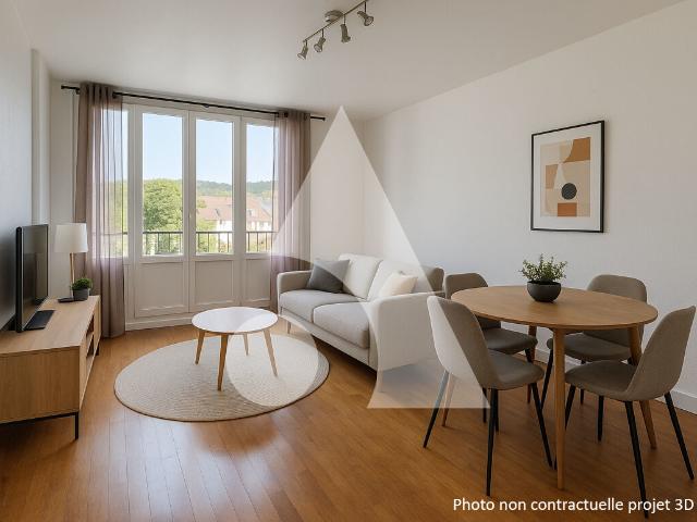 Appartement 3 pièces 59 m²