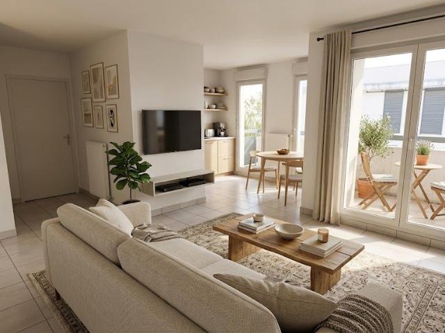 Appartement 3 pièces 59 m²