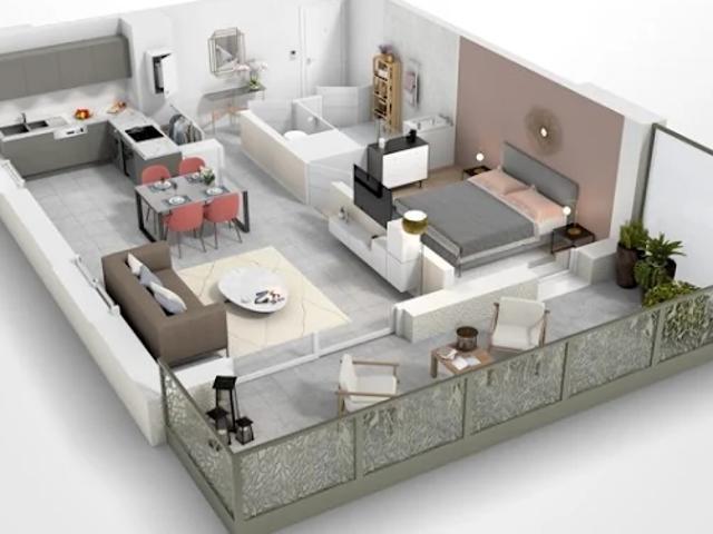 Appartement 3 pièces 63 m2