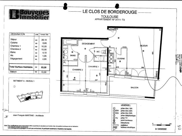Appartement 3 pièces, 63 m² à louer à Toulouse 31200