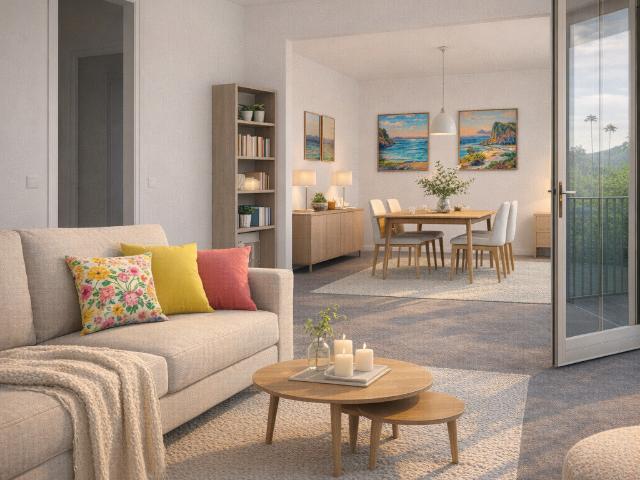 Appartement 3 pièces 63 m²