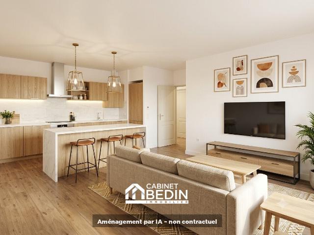 Appartement 3 pièces 63 m²