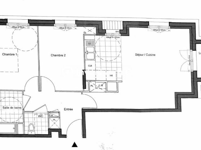 Appartement 3 pièces 63 m²