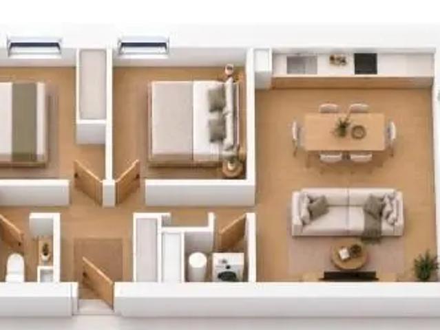 Appartement 3 pièces 63 m²