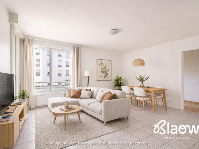 Appartement 3 pièces 63 m²