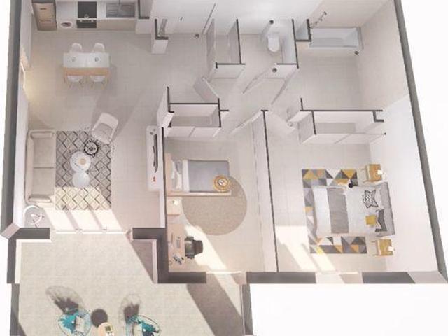 Appartement 3 pièces 63 m²