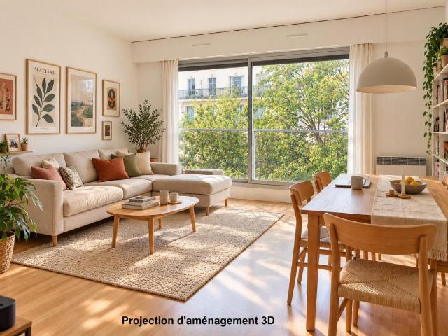 Appartement 3 pièces 60 m²