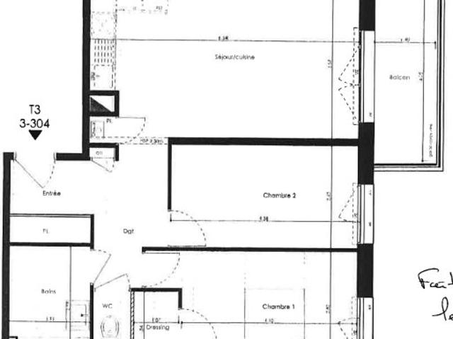 Appartement 3 pièces 61.18m2 LAVAL