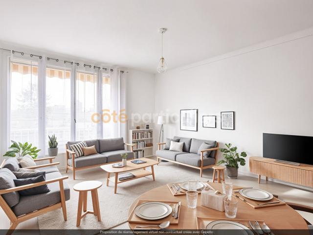 Appartement 3 pièces 61 m²