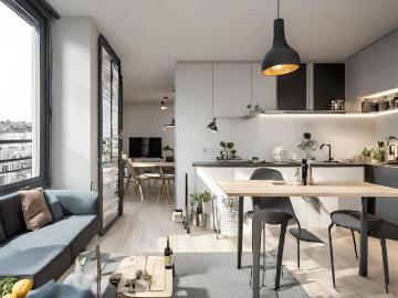 Appartement 3 pièces 61 m²