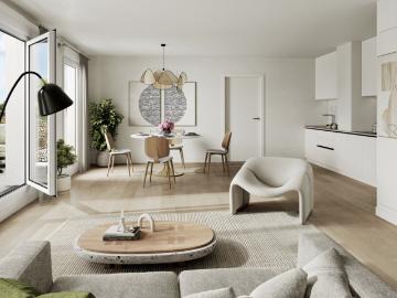 Appartement 3 pièces 61 m²